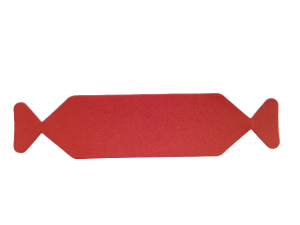 Samoprzylepny zamsz do rakli 10 cm pomarańczowy