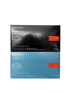 Rękawice nitrylowe diagnostyczne